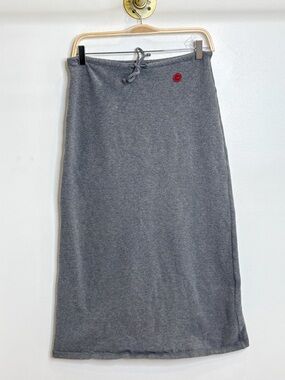 Sweatpants Style Maxi Skirt